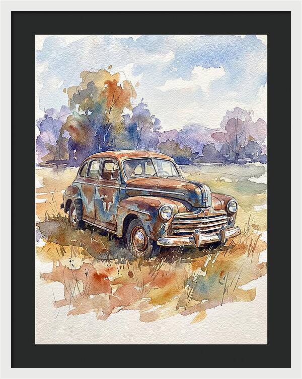 Old Car In Nature