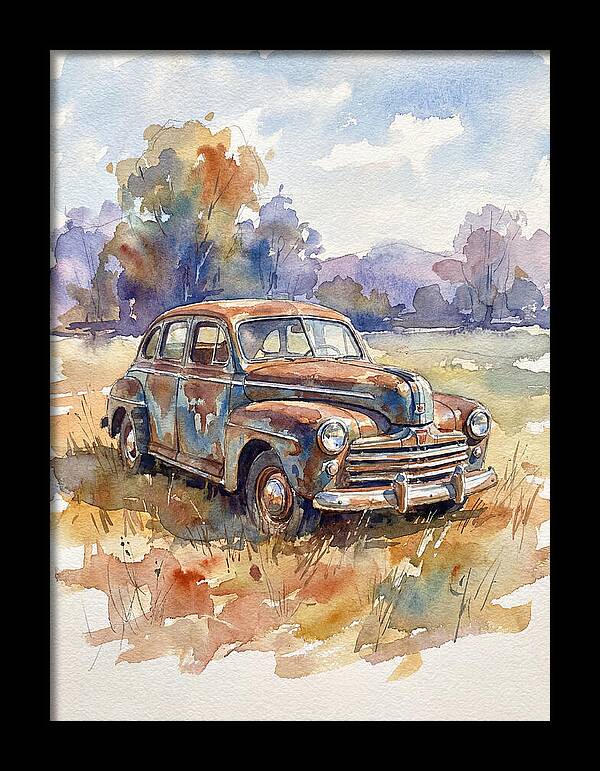 Old Car In Nature