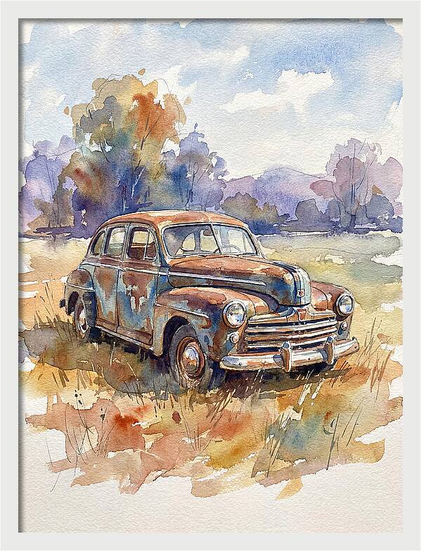 Old Car In Nature