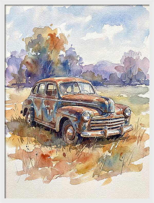 Old Car In Nature