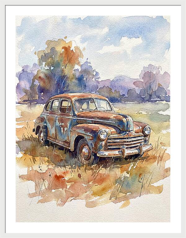 Old Car In Nature