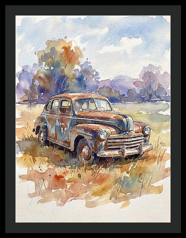 Old Car In Nature