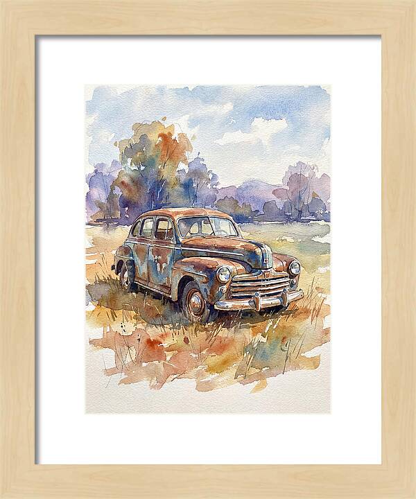 Old Car In Nature