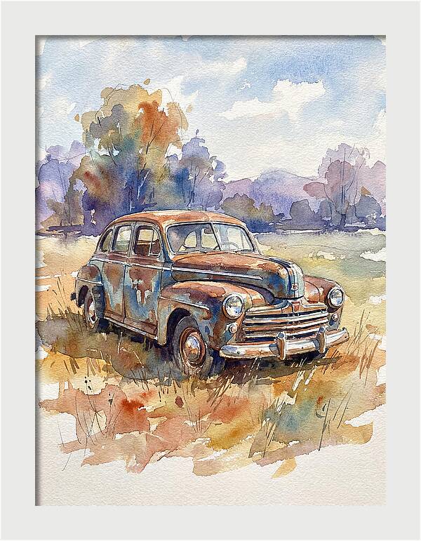 Old Car In Nature