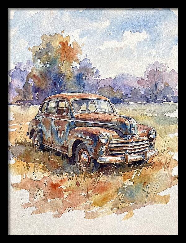 Old Car In Nature