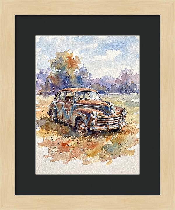 Old Car In Nature