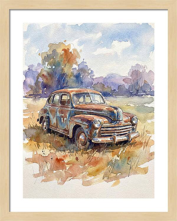 Old Car In Nature
