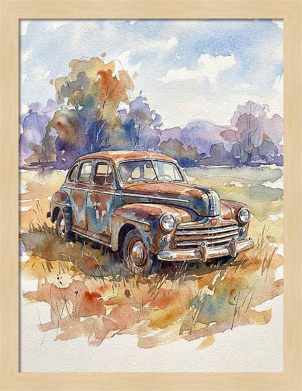 Old Car In Nature