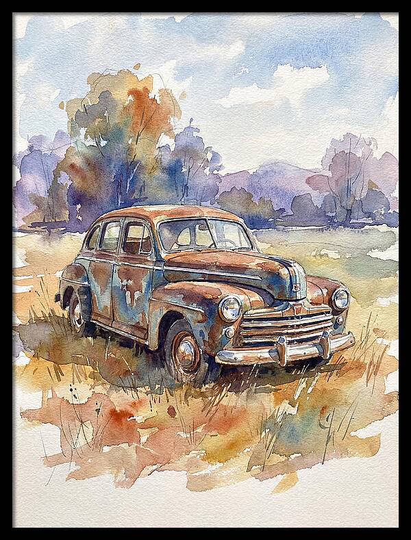 Old Car In Nature