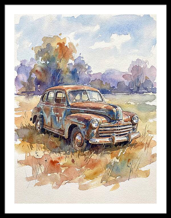 Old Car In Nature