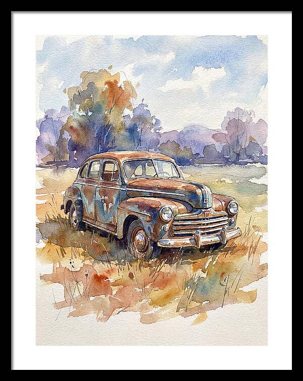 Old Car In Nature
