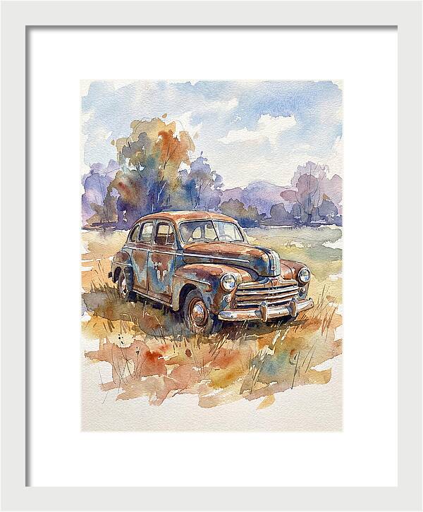 Old Car In Nature