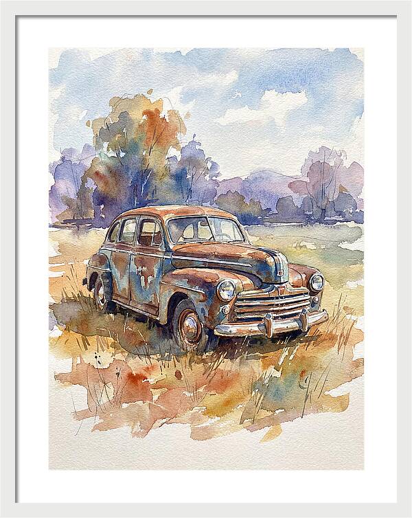 Old Car In Nature