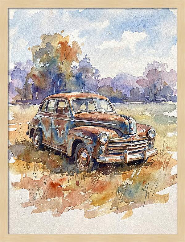 Old Car In Nature