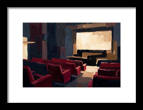 Old Cinema Interior With Velvet Seats