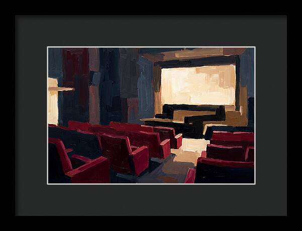 Old Cinema Interior With Velvet Seats
