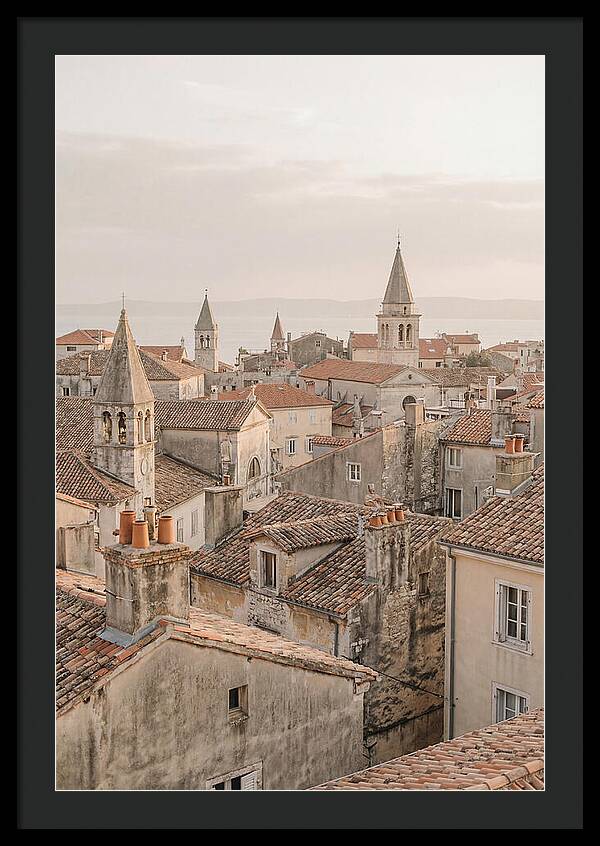 Old European City Rooftops
