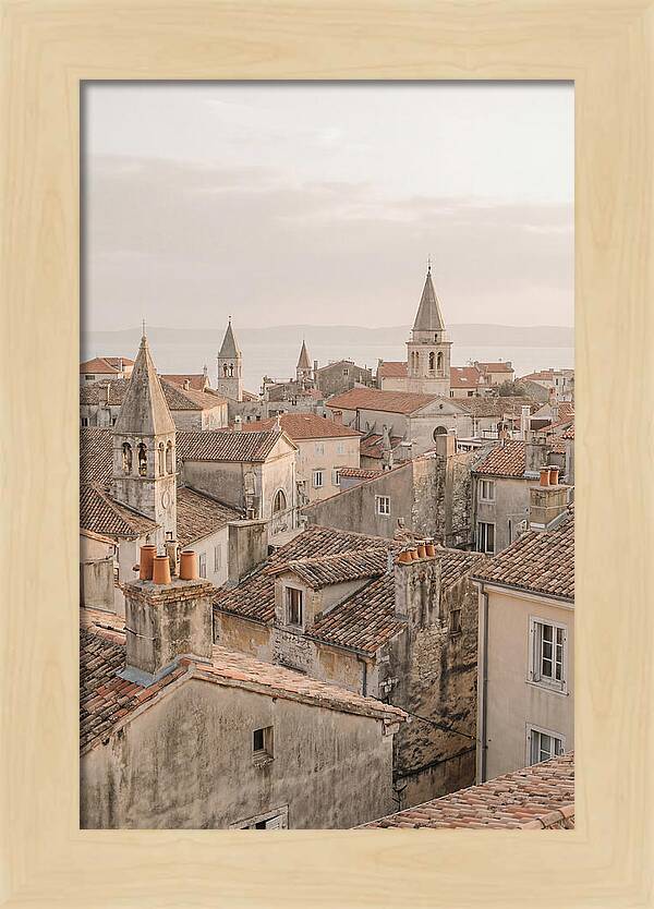 Old European City Rooftops