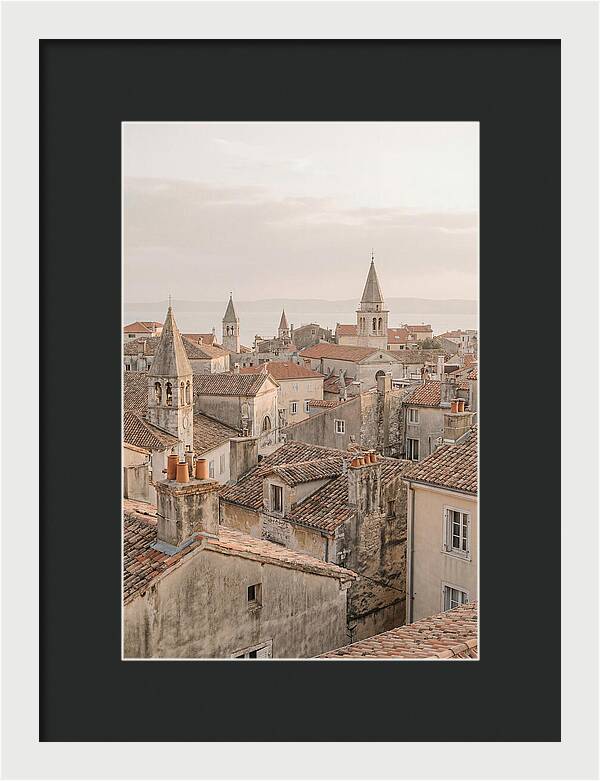 Old European City Rooftops