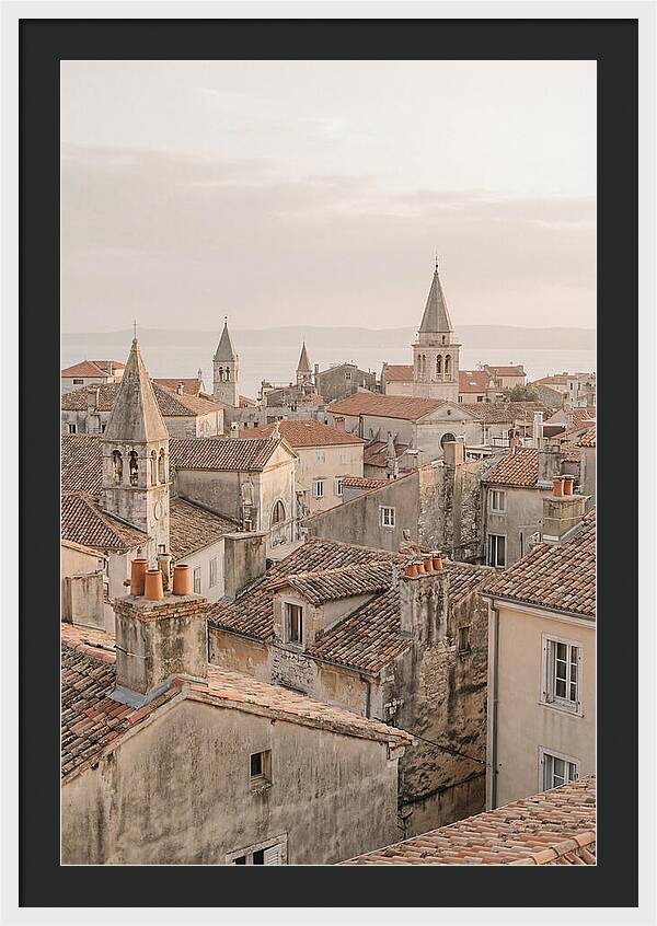 Old European City Rooftops