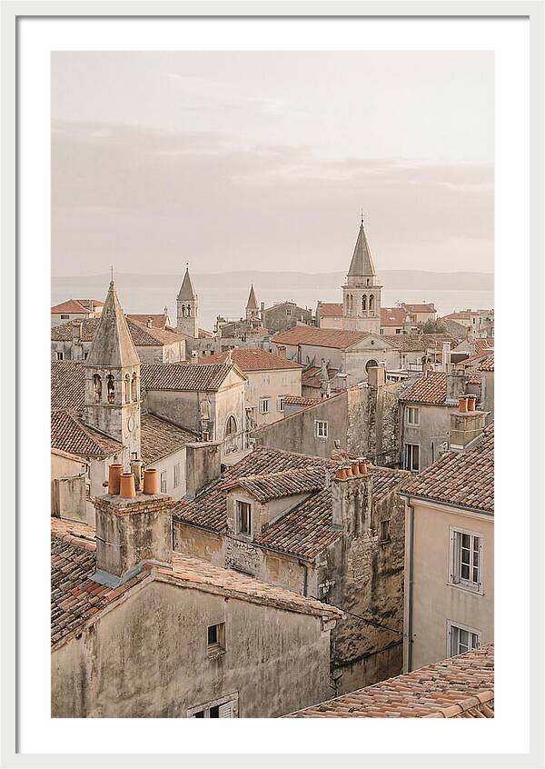 Old European City Rooftops