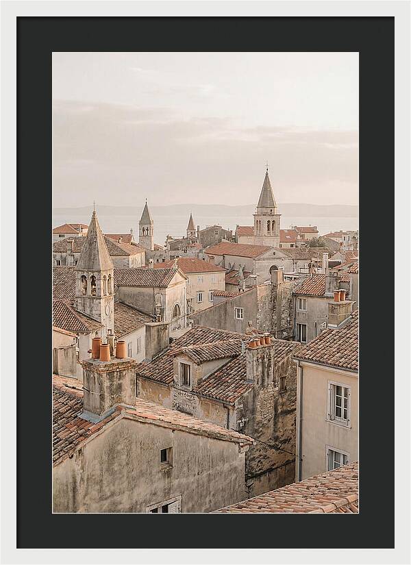 Old European City Rooftops