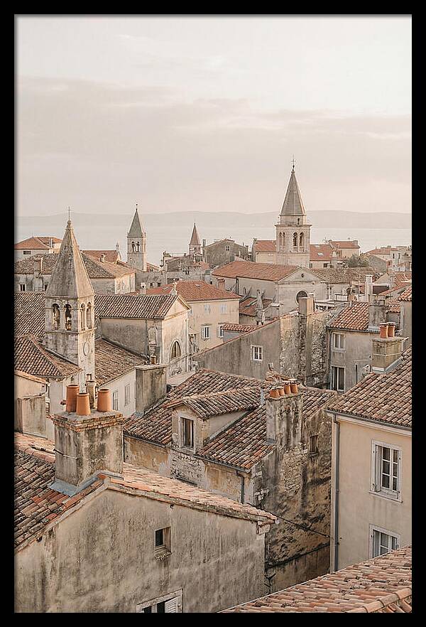 Old European City Rooftops