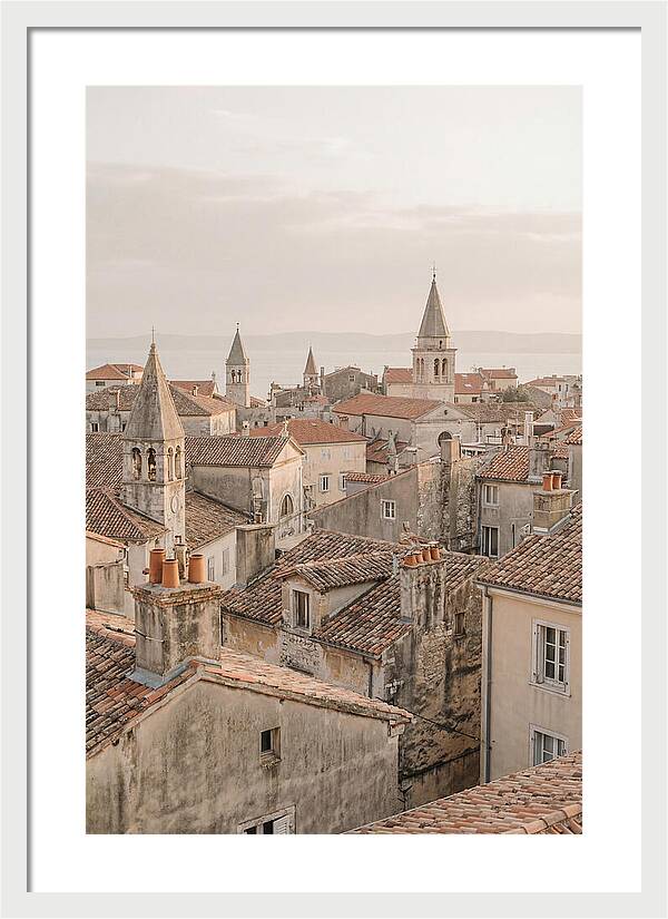 Old European City Rooftops