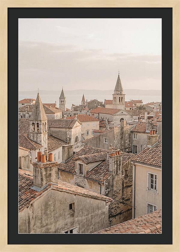 Old European City Rooftops