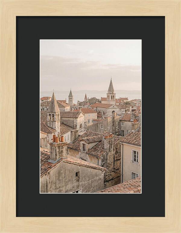 Old European City Rooftops