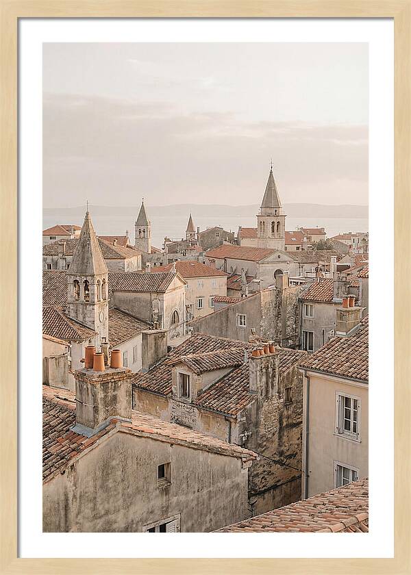 Old European City Rooftops