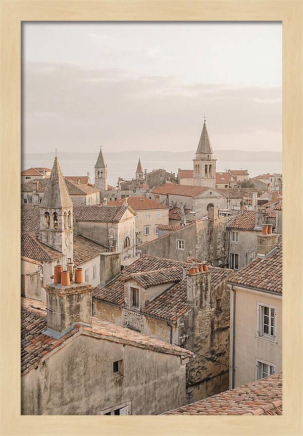 Old European City Rooftops