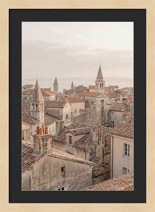 Old European City Rooftops