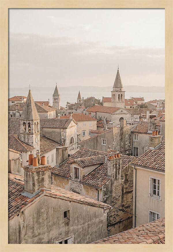 Old European City Rooftops
