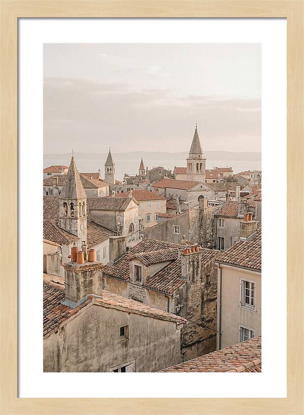 Old European City Rooftops