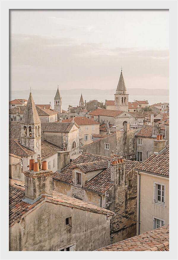 Old European City Rooftops
