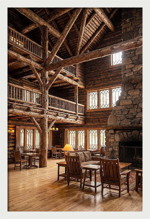 Old Faithful Inn Interior