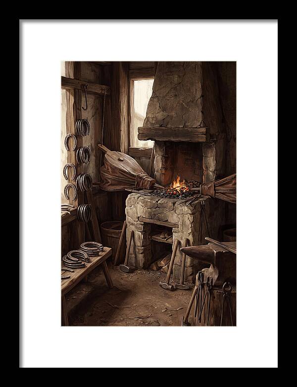 Old Farrier Forge Interior