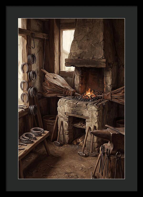 Old Farrier Forge Interior