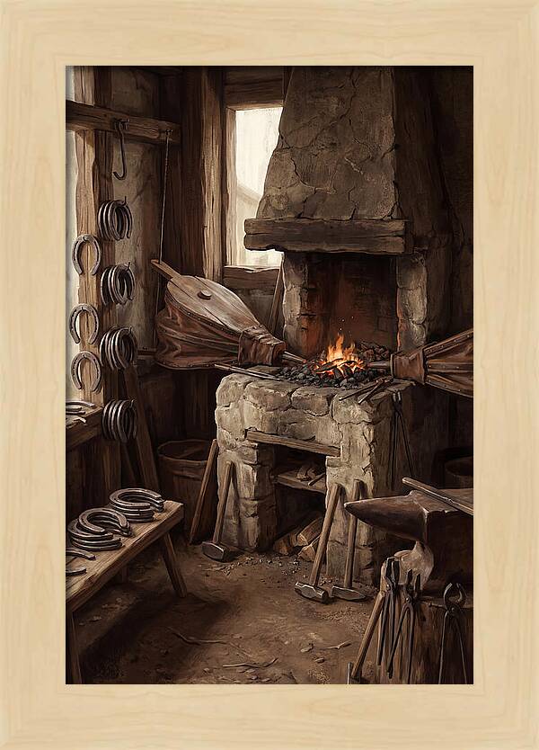 Old Farrier Forge Interior