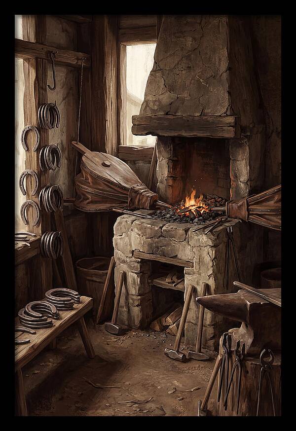 Old Farrier Forge Interior