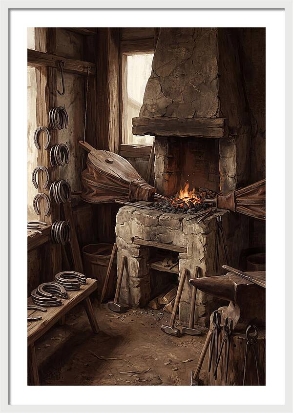Old Farrier Forge Interior