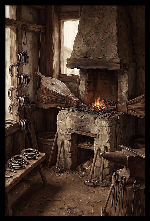 Old Farrier Forge Interior
