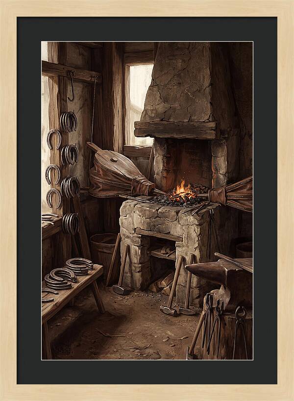 Old Farrier Forge Interior