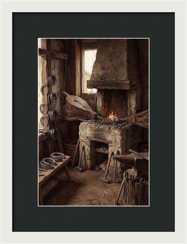 Old Farrier Forge Interior