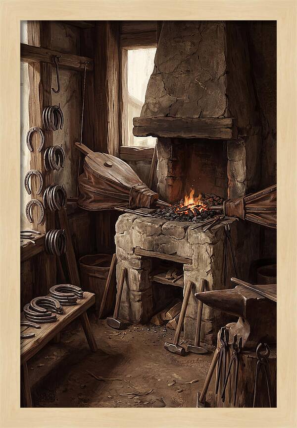 Old Farrier Forge Interior