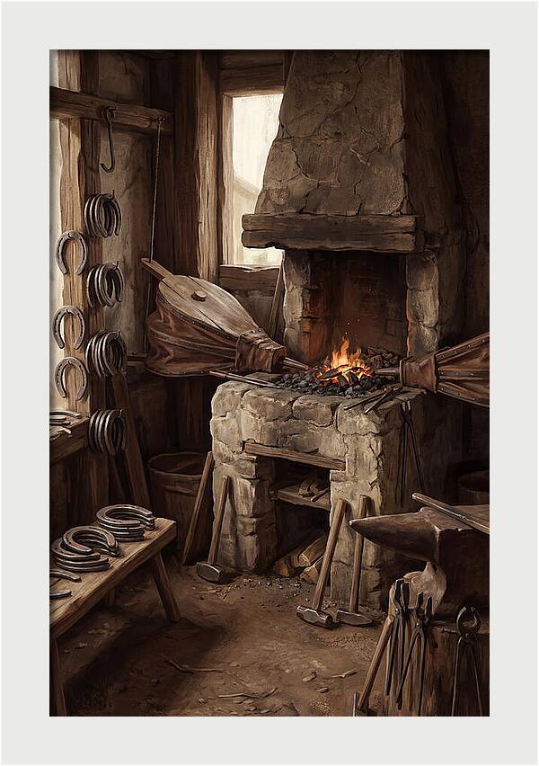 Old Farrier Forge Interior