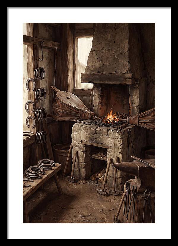 Old Farrier Forge Interior
