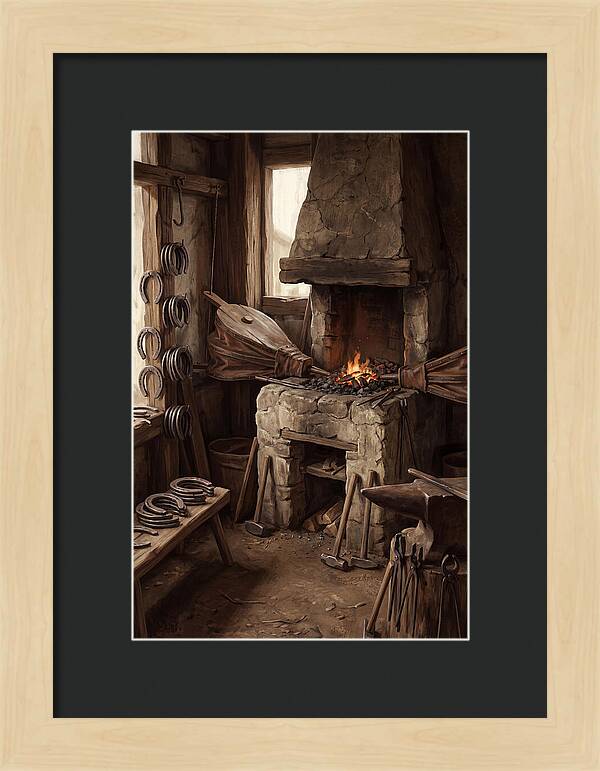 Old Farrier Forge Interior