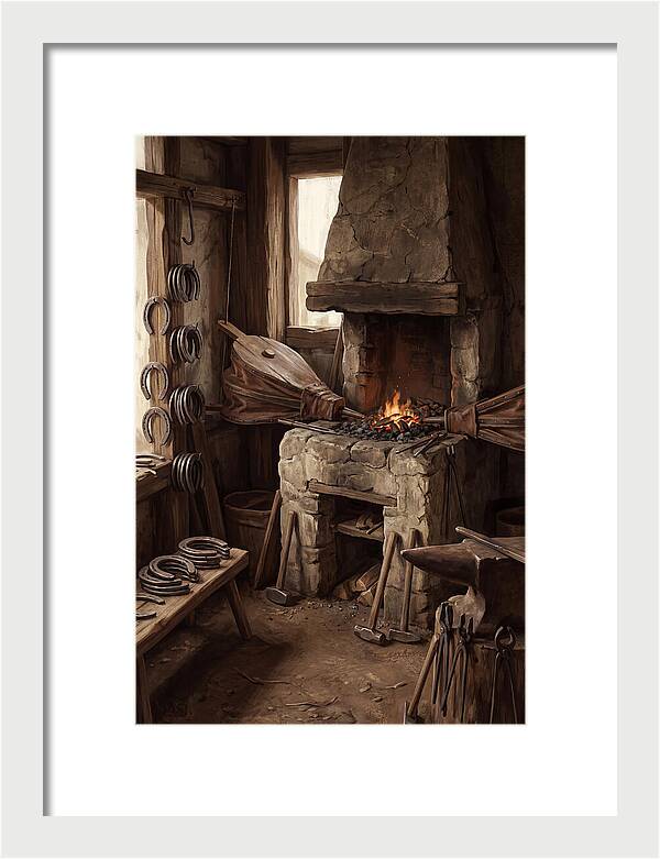 Old Farrier Forge Interior